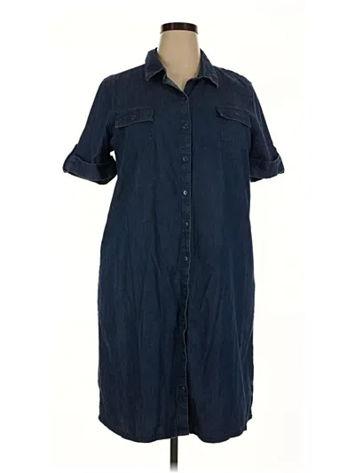 Pre-owned Basic Editions Casual Dress In Blue
