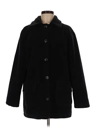 Pre-owned Basic Editions Coat In Black