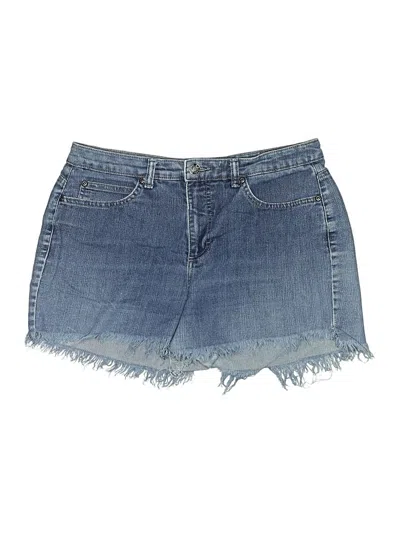 Pre-owned Basic Editions Denim Shorts In Blue