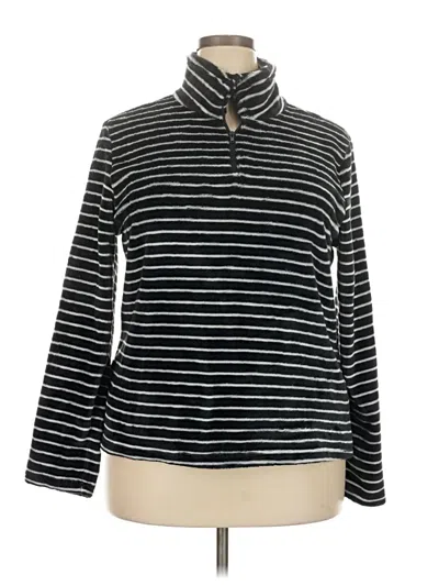 Pre-owned Basic Editions Fleece Jacket In Black