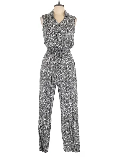 Pre-owned Basic Editions Jumpsuit In Gray
