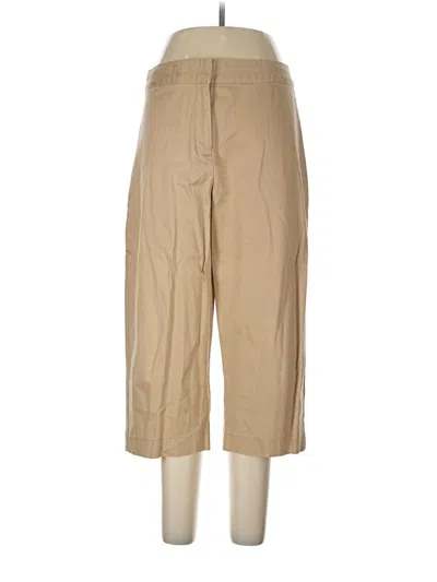 Pre-owned Basic Editions Khaki Pant In Brown