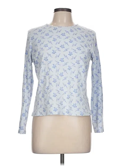 Pre-owned Basic Editions Long Sleeve T-shirt In Blue