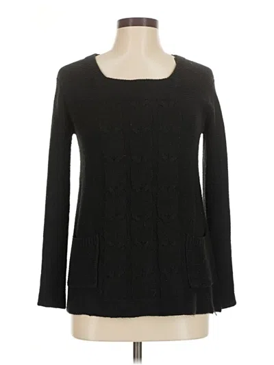 Pre-owned Basic Editions Pullover Sweater In Black