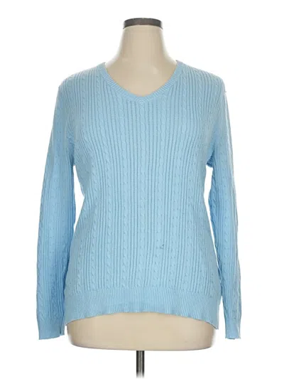 Pre-owned Basic Editions Pullover Sweater In Blue