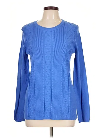 Pre-owned Basic Editions Pullover Sweater In Blue