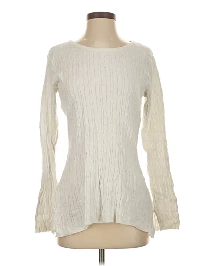 Pre-owned Basic Editions Pullover Sweater In Ivory