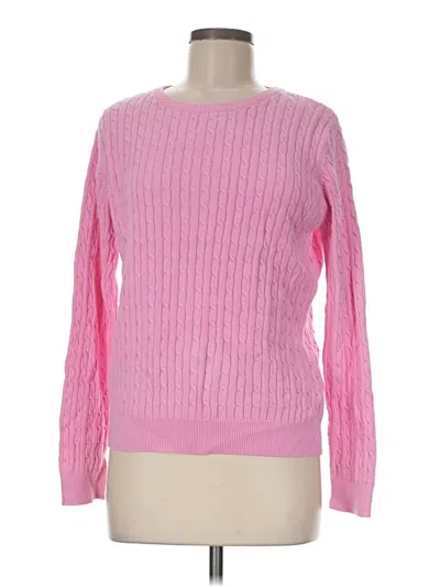 Pre-owned Basic Editions Pullover Sweater In Pink
