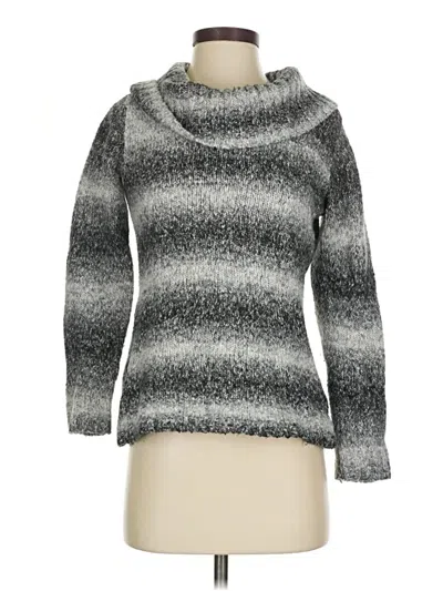 Pre-owned Basic Editions Pullover Sweater In Silver