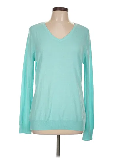 Pre-owned Basic Editions Pullover Sweater In Teal