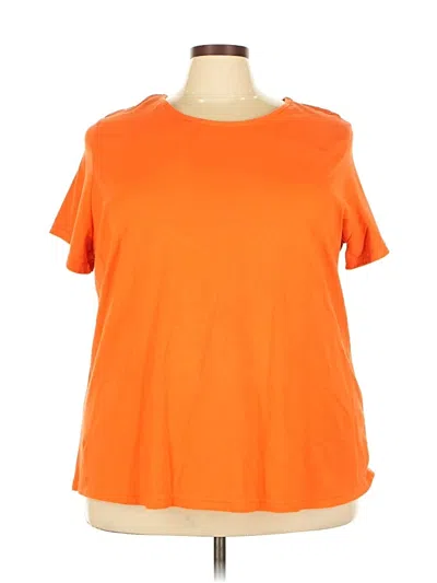 Pre-owned Basic Editions Short Sleeve T-shirt In Orange