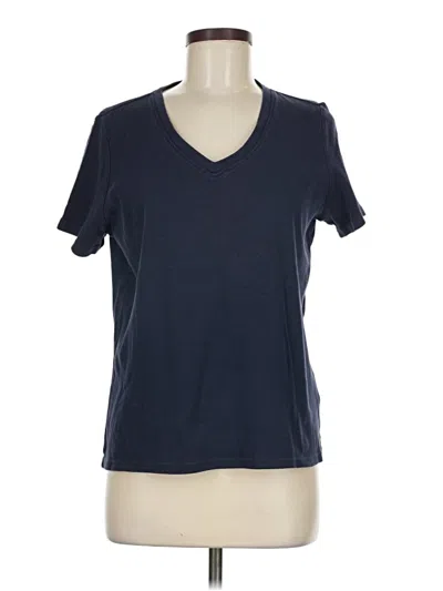 Pre-owned Basic Editions Short Sleeve T-shirt In Blue