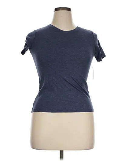 Pre-owned Basic Editions Short Sleeve T-shirt In Blue