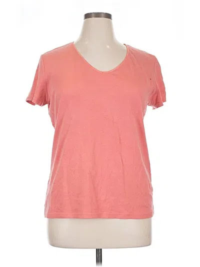 Pre-owned Basic Editions Short Sleeve T-shirt In Pink