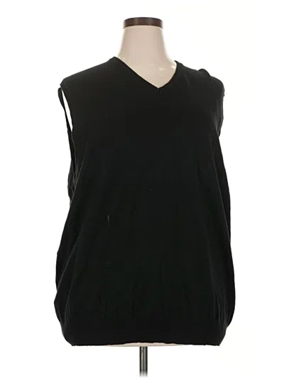 Pre-owned Basic Editions Sleeveless T-shirt In Black