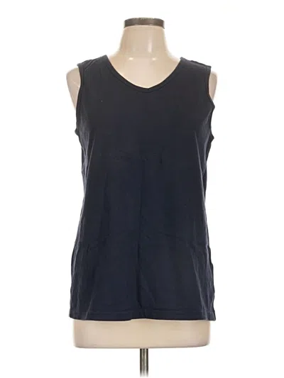 Pre-owned Basic Editions Sleeveless T-shirt In Blue