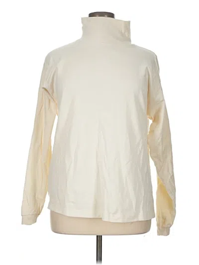 Pre-owned Basic Editions Turtleneck Sweater In Ivory