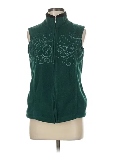Pre-owned Basic Editions Vest In Green