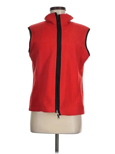 Pre-owned Basic Editions Vest In Red