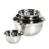 Basic Essentials Prep And Tools  4 Piece Stainless Steel Mixing Bowl Set In Silver