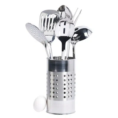 Basic Essentials Prep And Tools  7-piece Tub Of Set In Stainless Steel