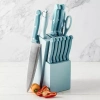 Basic Essentials Stainless Steel 12-pc. Knife Block Set In Blue