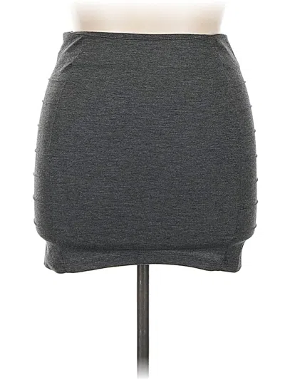 Pre-owned Basic House Casual Skirt In Gray