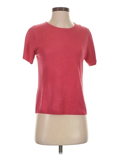 Pre-owned Basic Neccessities Cardigan Sweater In Red