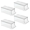 Basic Soda Can Organizer With Lid For Pantry In White
