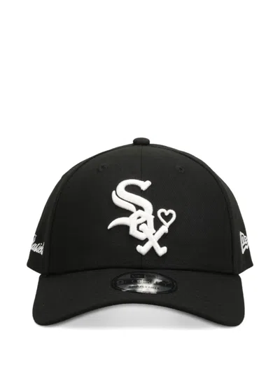 Basicks X New Era Chicago White Sox Logo Cap In Black