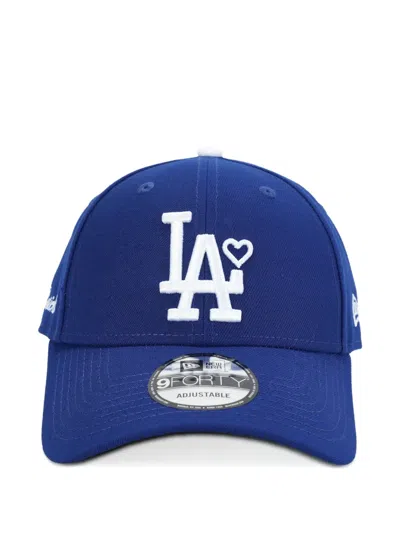 Basicks X New Era La Dodgers 9forty Cap In Blue