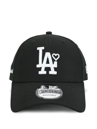 Basicks X New Era Logo-embroidered Cap In Black