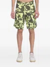 Basicon Camouflage Bermuda Shorts In Green
