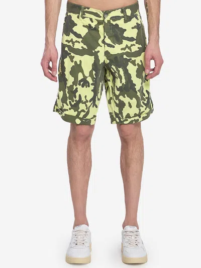 Basicon Camouflage Bermuda Shorts In Green