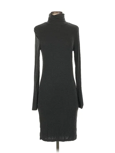 Pre-owned Basics Casual Dress In Gray