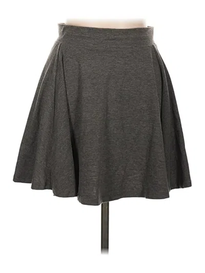 Pre-owned Basics Casual Skirt In Gray