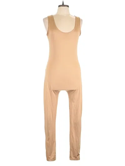 Pre-owned Basics Jumpsuit In Brown