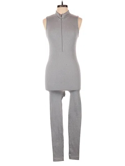 Pre-owned Basics Jumpsuit In Gray