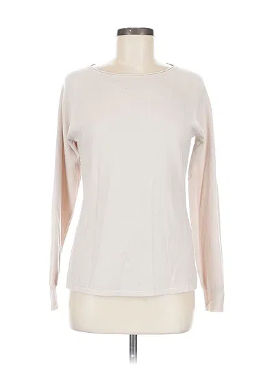 Pre-owned Basics Pullover Sweater In White