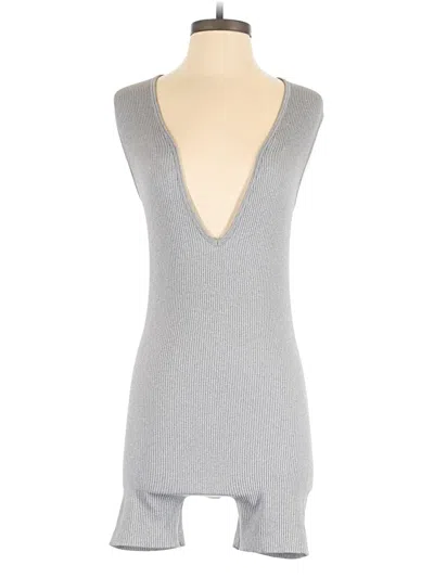 Pre-owned Basics Romper In Gray
