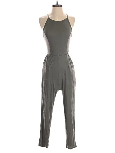 Pre-owned Basil Heart Lola Jumpsuit In Gray