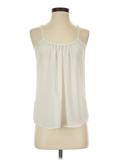 Pre-owned Basil Heart Lola Sleeveless Blouse In White