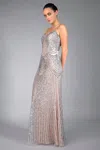 Basix Black Label Art Deco Evening Dress