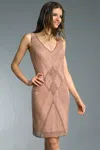 Basix Black Label Beaded Art Deco Cocktail Dress
