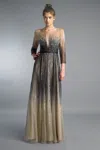Basix Black Label Beaded Gown