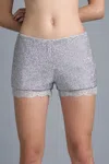 Basix Black Label Black Shorts In Gray