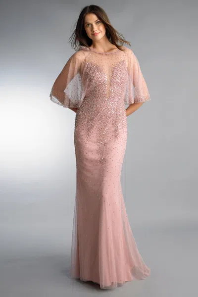 Basix Black Label Capelet Gown