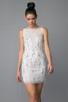 Basix Black Label Cocktail Dress With Bead And Sequin