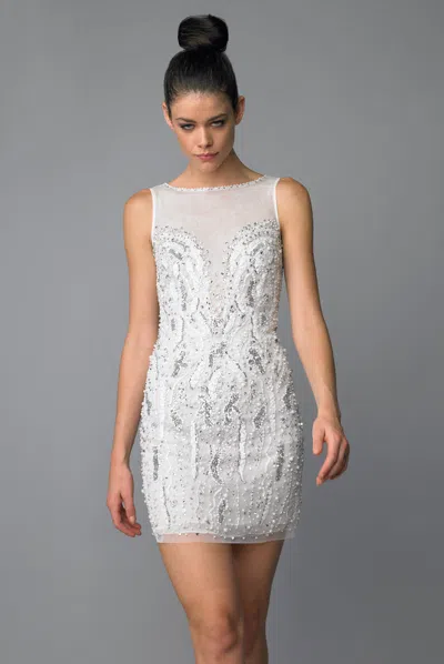 Basix Black Label Cocktail Dress With Bead And Sequin