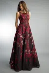 Basix Black Label Embroidered Ballgown